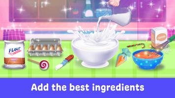Cake maker -女孩專屬的獨角獸烹飪遊戲 截圖 1