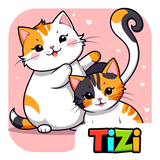 Jeux de chats: chatons mignons icône