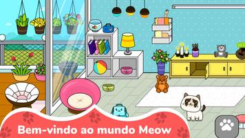 Jogos de Gato: Fofo Pet Cidade Cartaz
