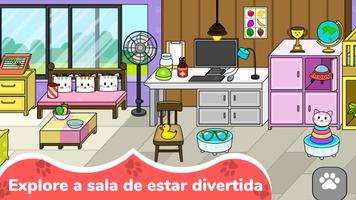 Jogos de Gato: Fofo Pet Cidade imagem de tela 1