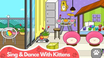 My Cat Town - Cute Kitty Games Ekran Görüntüsü 3