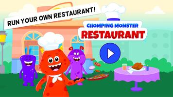My Monster Town: Restaurant Cooking Games for Kids ポスター