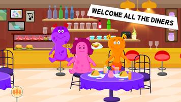 My Monster Town: Restaurant Cooking Games for Kids スクリーンショット 1