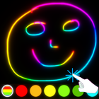 Kids Doodle Glow Coloring Game icon