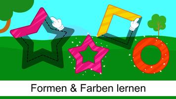 Formen & Farbenspiele für Kind Plakat