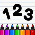 123 Zahlen zeichnen & zählen Zeichen
