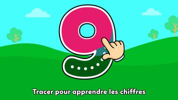 123 Compter & Tracer chiffres Affiche