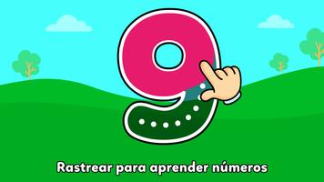 Aprender numeros -123 Traçando Cartaz