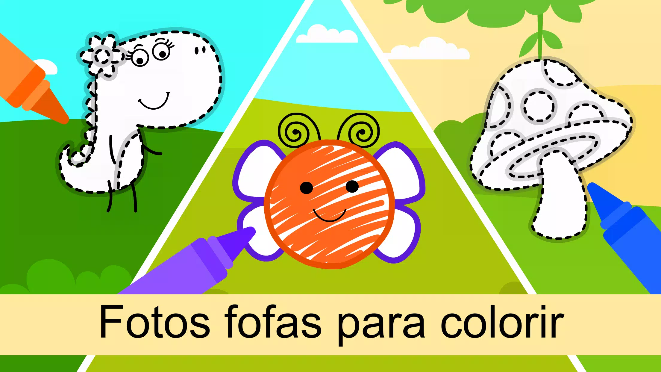 Infantil desenhos para colorir Jogos para crianças - Baixar APK