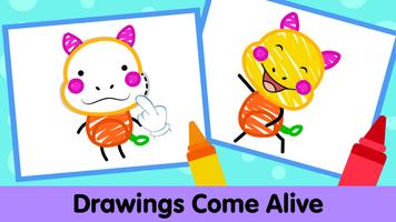 儿童绘画游戏 &填色页为了幼儿 海报