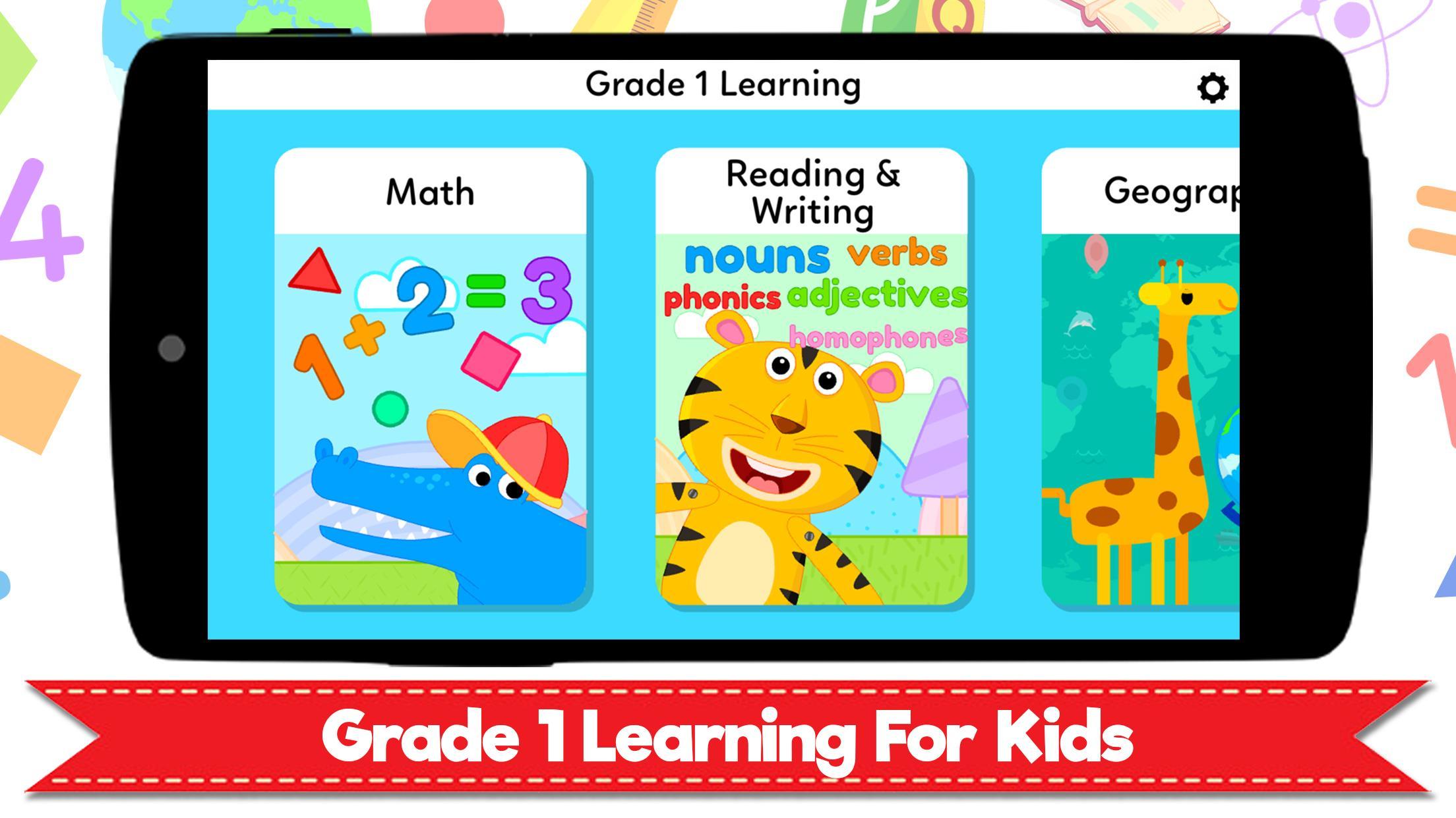 1St Grade Kids Learning Games For Android - Apk Download