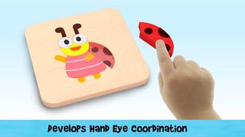 Baby Blocks - Wooden Montessori Puzzles for Kids تصوير الشاشة 2