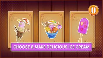 Ice Cream Shop Maker for Kids Affiche