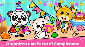 Poster bambini festa di compleanno