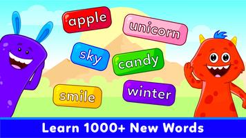 Kids Spelling & Reading Games پوسٹر