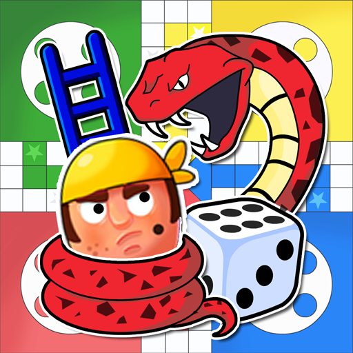 蛇と梯子のルドーボードゲーム