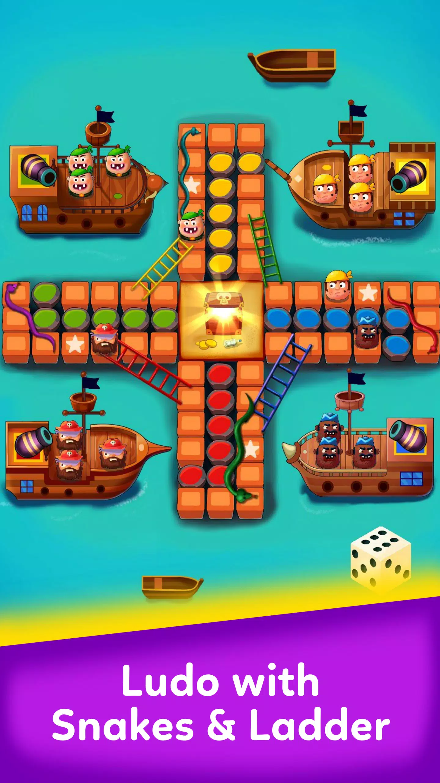 Download do APK de Jogo Ludo com cobras e escadas para Android