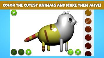 Kids 3D Animal Coloring Pages screenshot 3