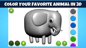 Kids 3D Animal Coloring Pages screenshot 1