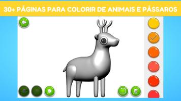 Livro de colorir animal jogo imagem de tela 2