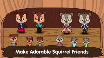동물 마을 - 아이 & 아기들을 위한 나만의 다람쥐 집 스크린샷 2