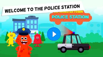 My Monster Town - Police Station Games for Kids poster