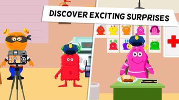 My Monster Town - Police Station Games for Kids syot layar 3