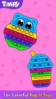 Timpy Pop It Baby Kinderspiele Plakat