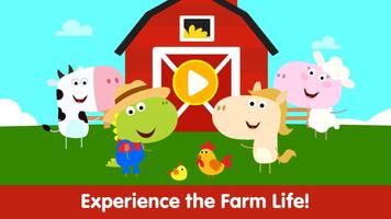 Animal Town - Baby Farm Games for Kids & Toddlers Affiche