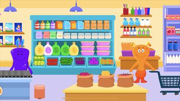 My Monster Town - Supermarket Grocery Store Games Ekran Görüntüsü 1