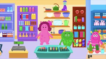 My Monster Town - Supermarket Grocery Store Games capture d'écran 2