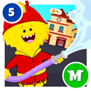 My Monster Town - Fire Station Games for Kids APK