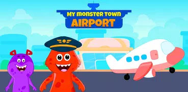 Meine Monster-Stadt: Flughafen-Spiele für Kinder