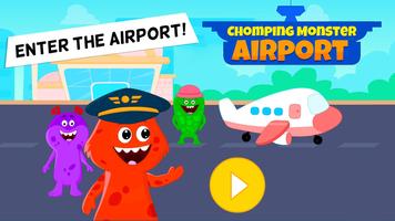 My Monster Town - Airport Games for Kids poster