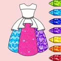 Princess Glitter Coloring