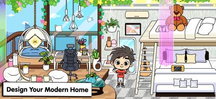 Tizi Princess Home Design Game poster