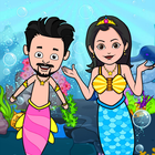 나만의 Tizi 마을 - 아이들을 위한 수중 인어 게임 아이콘