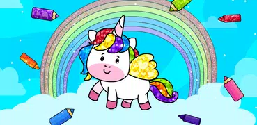 Colorea unicornios para niños