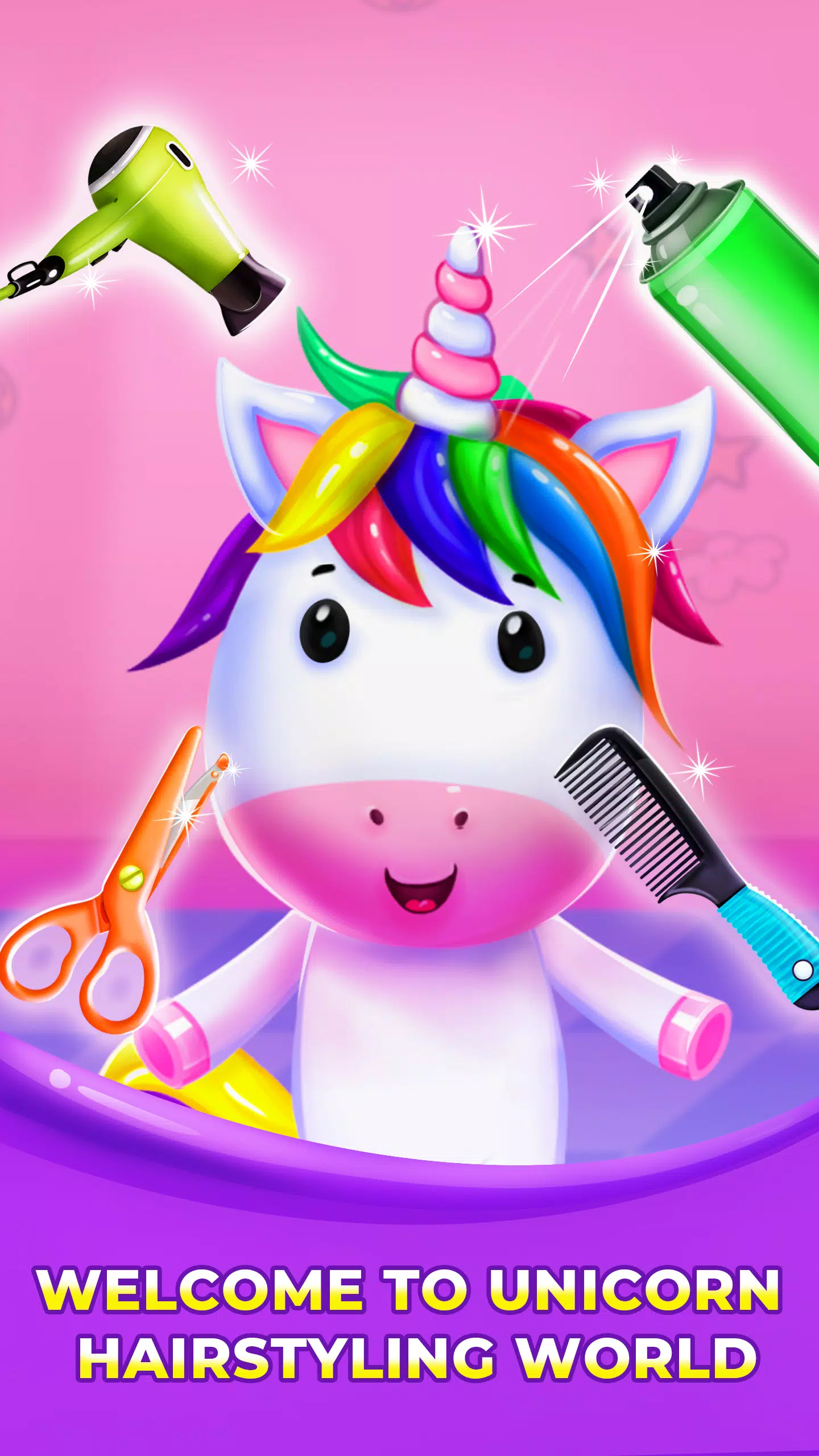 Unicorn Hair Styling Games – Girls Hair Salon 🦄 APK for Android Download Unicorn Hair Styling Games – Girls Hair Salon 🦄 APK for Android Download