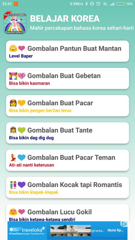 Pantun Gombal Untuk Wanita Pantun Gombal Bikin Baper Gokil Abis For Android APK Download 8720 Pantun Gombal Untuk Wanita Pantun Gombal Bikin Baper Gokil Abis For Android APK Download 8720