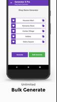 Generator X Pro - All in One Name Generator capture d'écran 2
