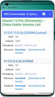 MIUIFIX Updater & Downloader imagem de tela 1
