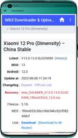 MIUIFIX Updater & Downloader تصوير الشاشة 2