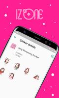 IZONE WAStickerApps Korean KPOP Idol for Whatsapp screenshot 1