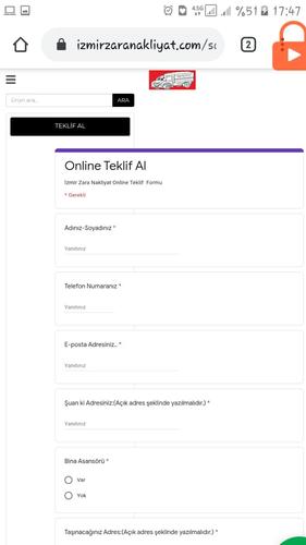Izmir Zara Nakliyat For Android Apk Download