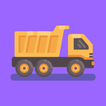 Colored Trucks – Pin pull game