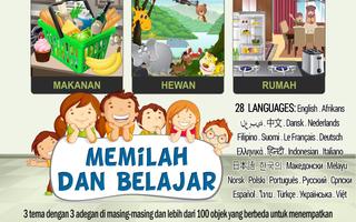 Anak-Anak memilah dan belajar poster