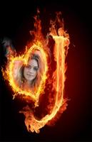 Fire Alphabet Photo Frames 스크린샷 1