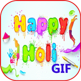 Happy Holi GIF Status icône