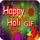 Happy Holi GIF Status 2019 simgesi